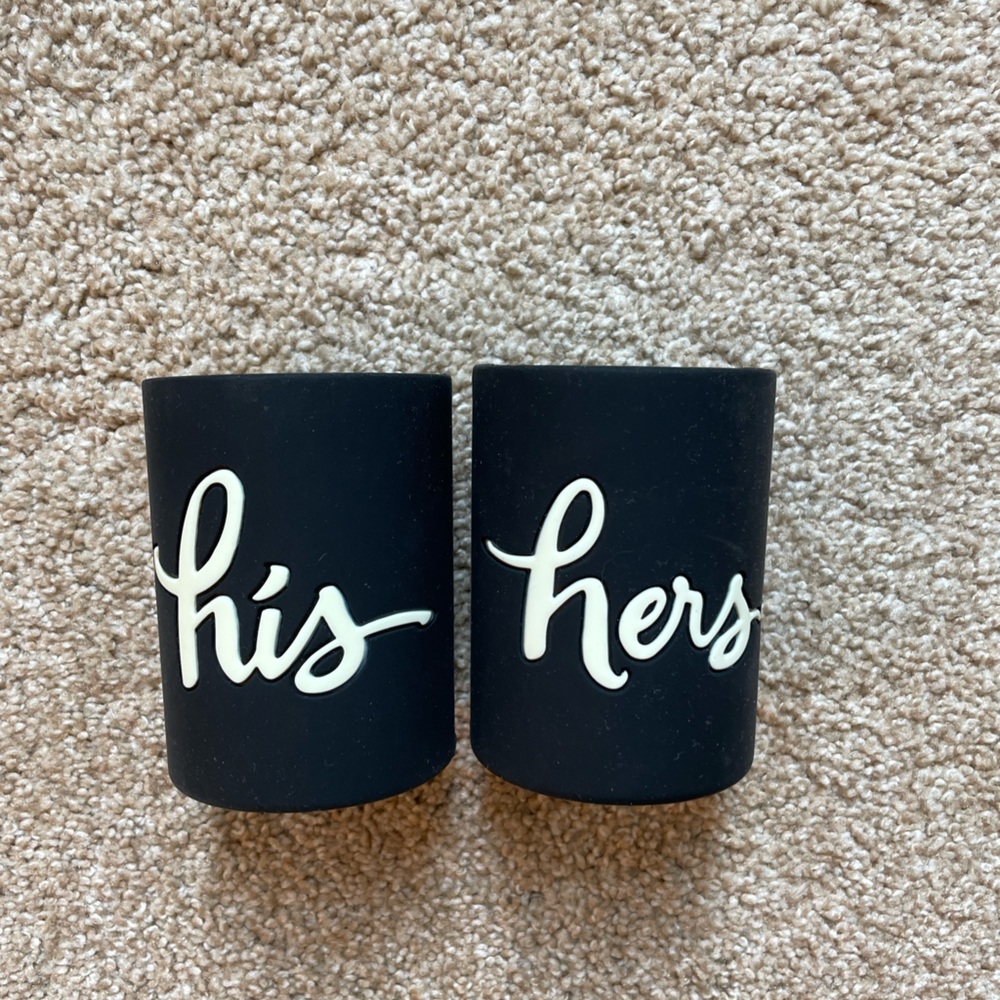 Kate Spade Newly Wed Silicone Koozies - Bridal Gift